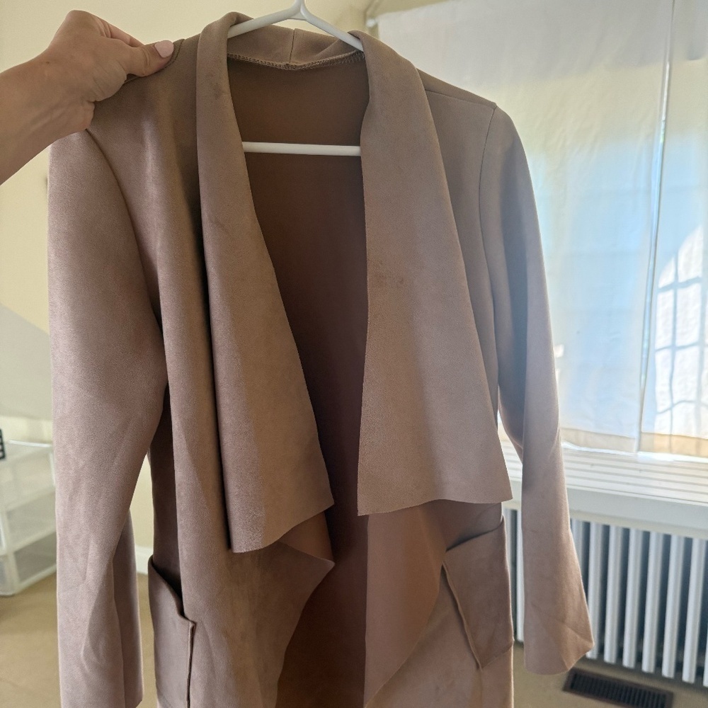 Faux Suede Jacket